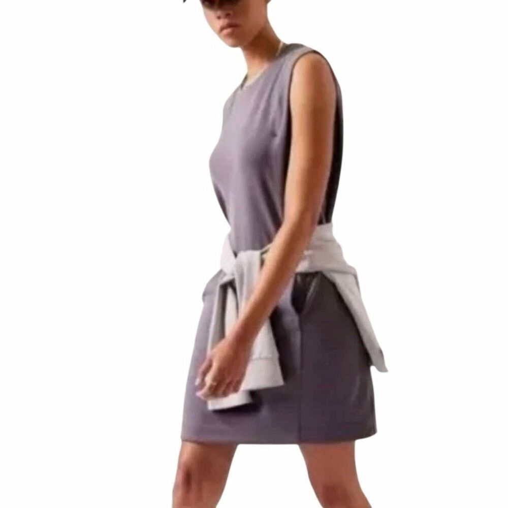 Athleta Seasoft Tank Dress Dusk Violet XXS